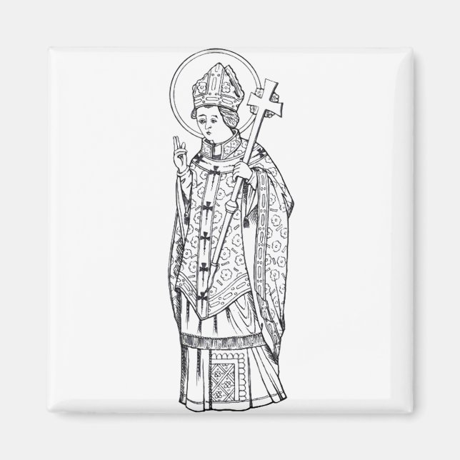 Saint Deiniol Abbot und Bischof Magnet (Vorne)