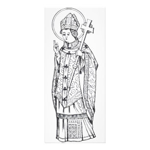 Saint Deiniol Abbot und Bischof Werbekarte