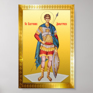 Saint-Demetrius-Orthodox-Symbol Poster
