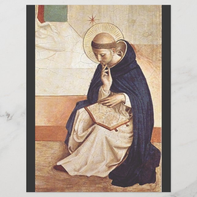 Saint Dominic de Guzman von Fra Angelico Flyer (Vorne)