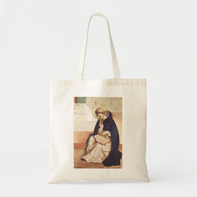 Saint Dominic de Guzman von Fra Angelico Tragetasche (Vorne)