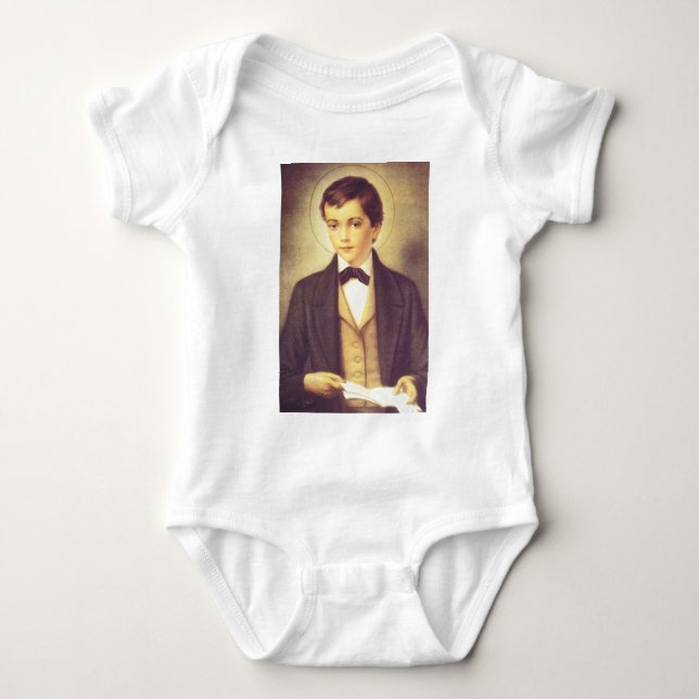 Saint Dominic Savio Student John Bosco Baby Strampler (Vorderseite)