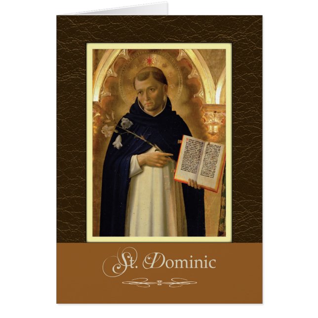 Saint Dominique de Guzman Priez pour nous (Devant)