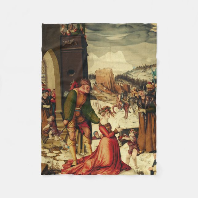 Saint Dorothy von Caesarea Fleecedecke (Vorderseite)