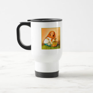 Saint Dymphna Reisebecher