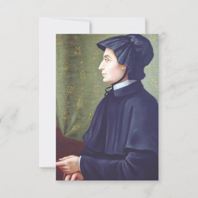 Saint Elizabeth Ann Seton Dankeskarte (Vorderseite)