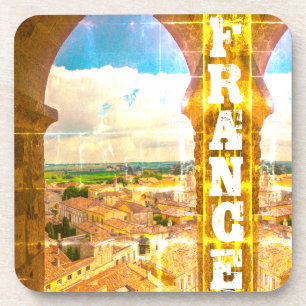 Saint-Émilion France Architecture French Gironde Getränkeuntersetzer
