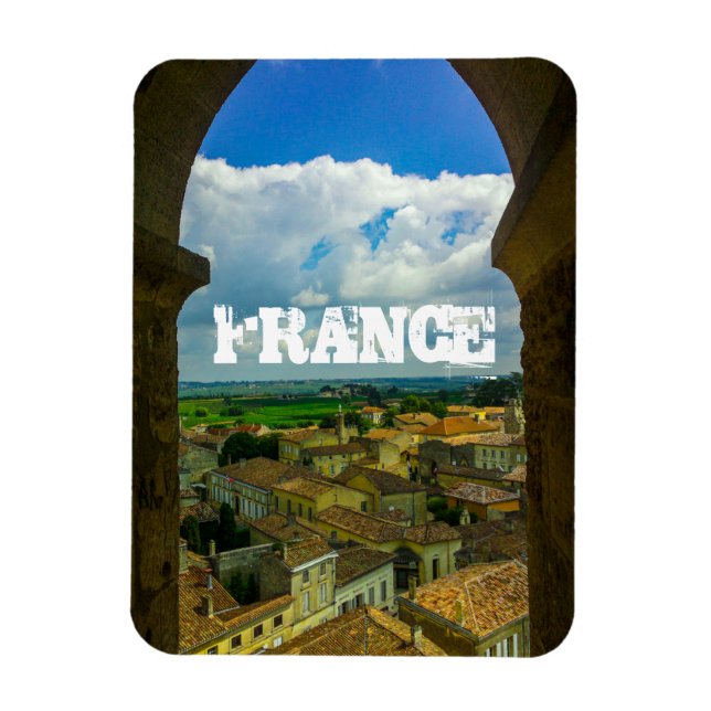 Saint-Émilion France Architecture French Gironde Magnet (Vertikal)
