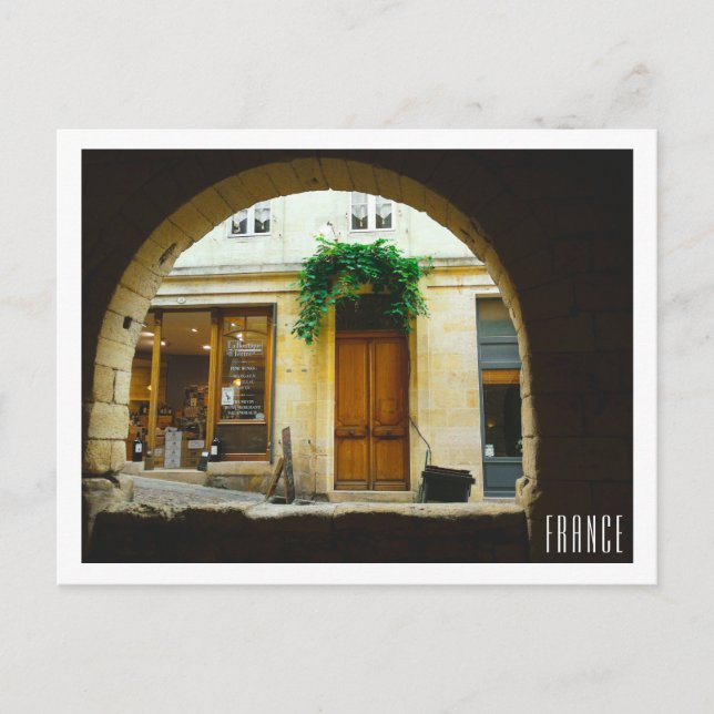 Saint-Émilion France Architecture French Gironde Postkarte (Vorderseite)