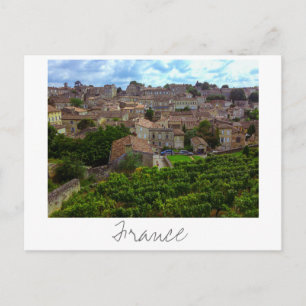 Saint-Émilion France Architecture French Gironde Postkarte