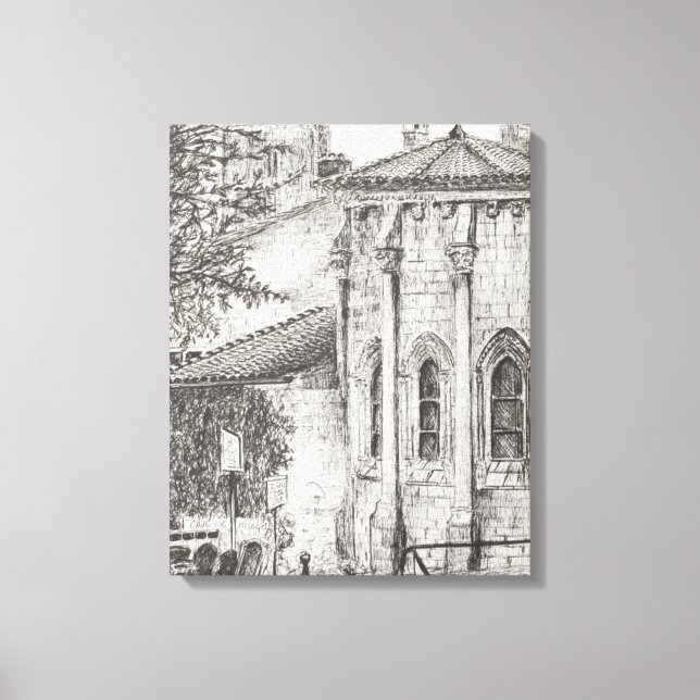 Saint.Emilion Frankreich 2010 Leinwanddruck (Vorderseite)