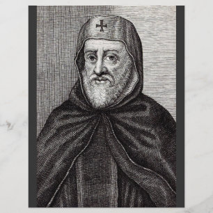 Saint Ephrem, der Christliche syrische Theologe Flyer