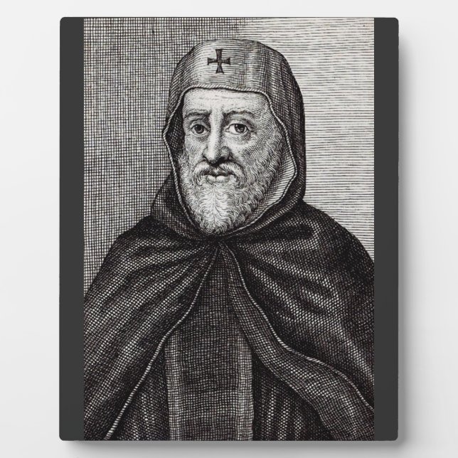 Saint Ephrem, der Christliche syrische Theologe Fotoplatte (Vorderseite)