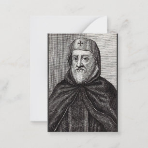 Saint Ephrem, der Christliche syrische Theologe Mitteilungskarte