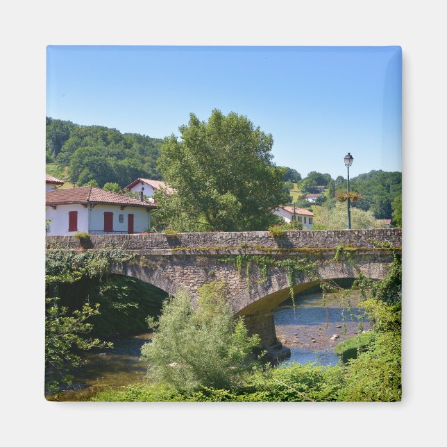 Saint-Etienne-de-Baigorry, Frankreich Magnet (Vorne)