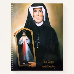 Saint Faustina, göttliche Barmherzigkeit Notizbuch