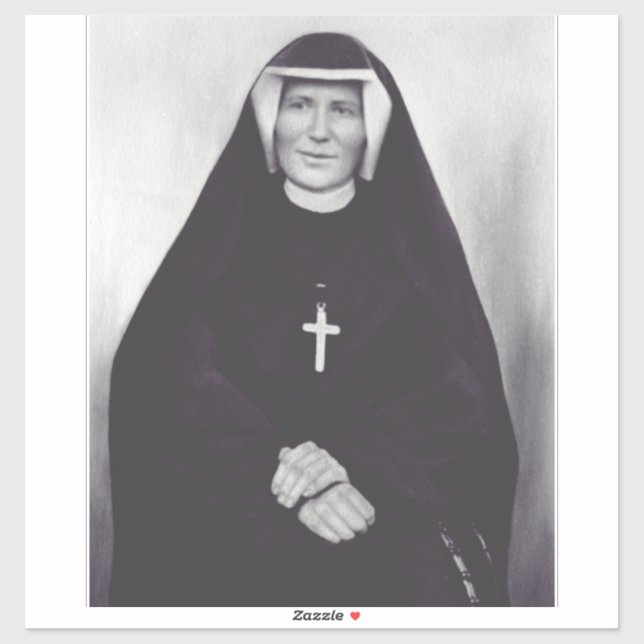 Saint Faustina Kowalska Aufkleber (Blatt)