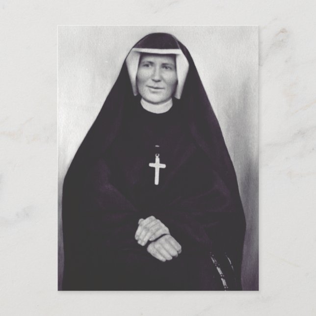 Saint Faustina Kowalska Postkarte (Vorderseite)