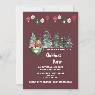 saint fête de noël invitation