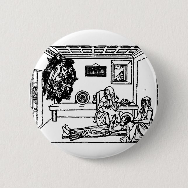 Saint Fina Christlich Gira Button (Vorderseite)