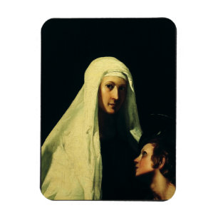 Saint Frances von Rom von Giovanni Antonio Galli Magnet