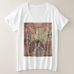 Saint Francis de Sales Bischof von Genf Große Größe T-Shirt