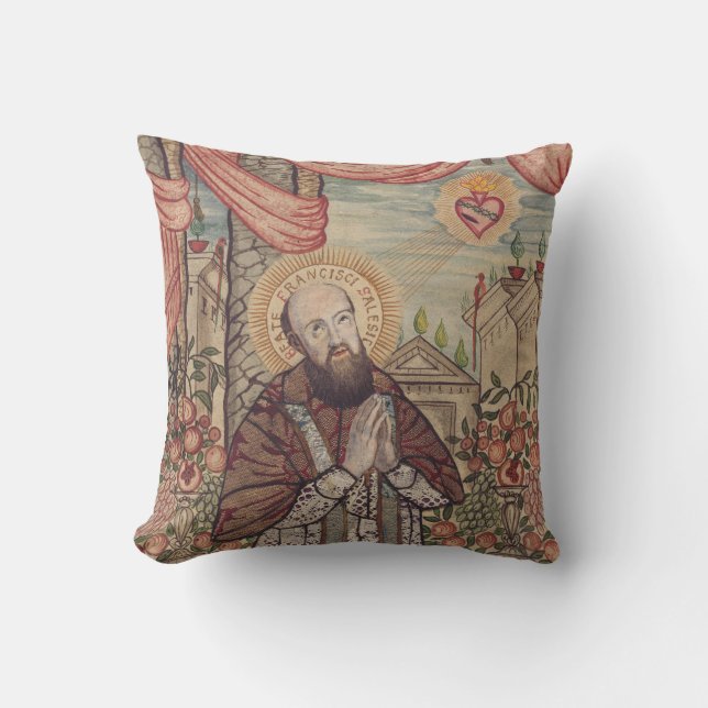 Saint Francis de Sales Bischof von Genf Kissen (Vorderseite)