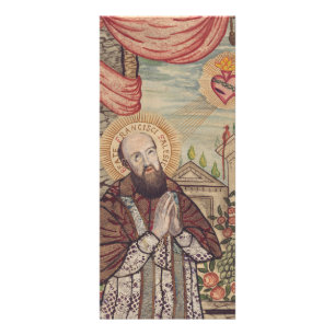 Saint Francis de Sales Bischof von Genf Werbekarte