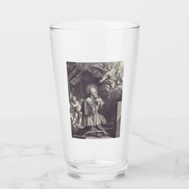 Saint Francis de Sales Doctor der Kirche Glas (Vorderseite)