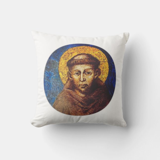 Saint Francis of Assisi The Canticle of Creation Kissen (Vorderseite)