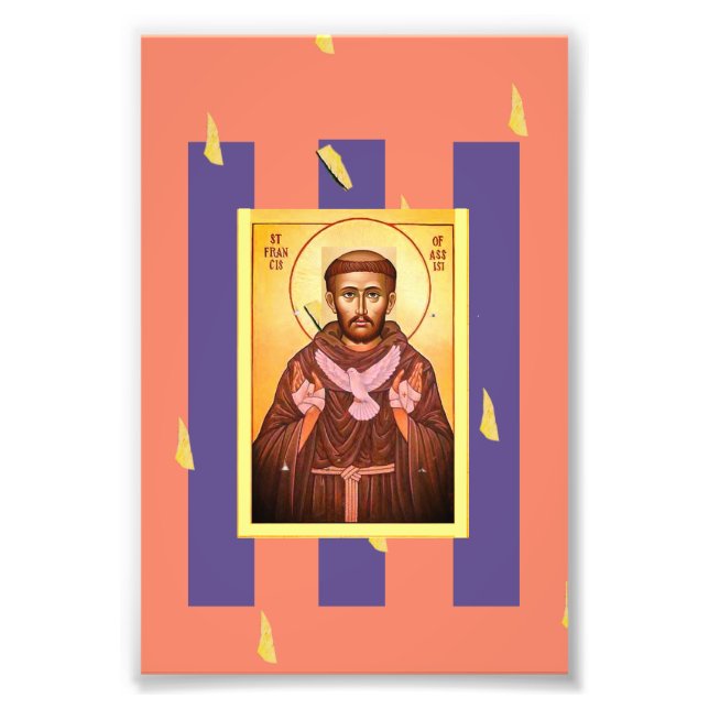 Saint Francis von Assisi Fotodruck (Vorne)