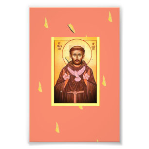 Saint Francis von Assisi Fotodruck