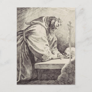 Saint Francis von Assisi Gründer des Franziskaners Postkarte