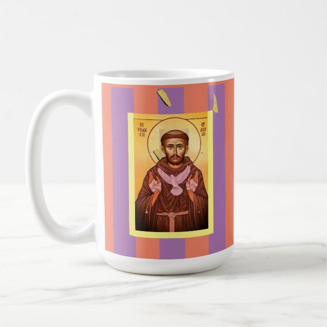 Saint Francis von Assisi Kaffeetasse (Links)