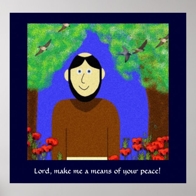 Saint Francis von Assisi Poster (Vorne)