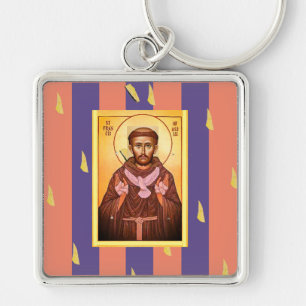 Saint Francis von Assisi Schlüsselanhänger