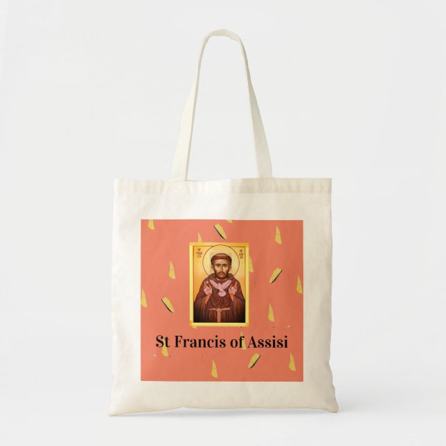 Saint Francis von Assisi Tragetasche (Vorne)