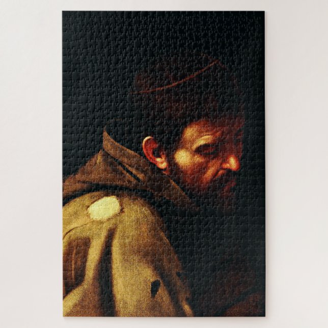 Saint Francis von Assisi von Caravaggio (Vertikal)