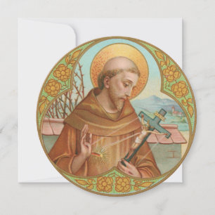 Saint François d'Assise (BK 002) Carte de voeux vi
