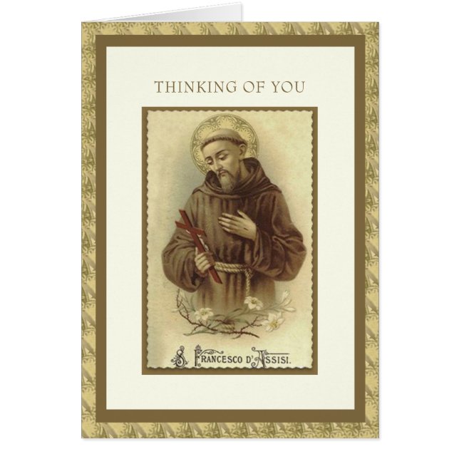 Saint François Saint des Animaux (Devant)