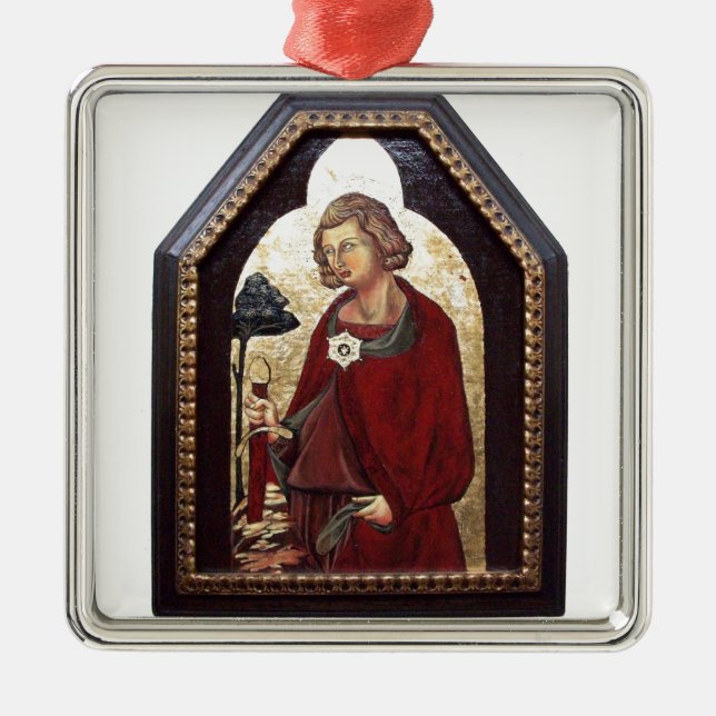 SAINT GALGANO SILBERNES ORNAMENT (Vorne)