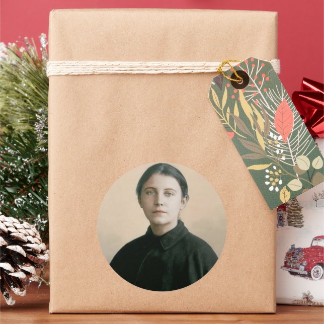 SAINT GEMMA GALGANI CLASSIC ROUND STICKER (Feiertag)