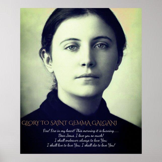 SAINT GEMMA GALGANI POSTER (Devant)