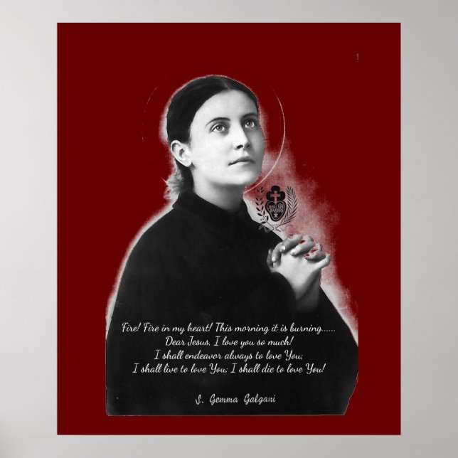 SAINT GEMMA GALGANI POSTER (Devant)