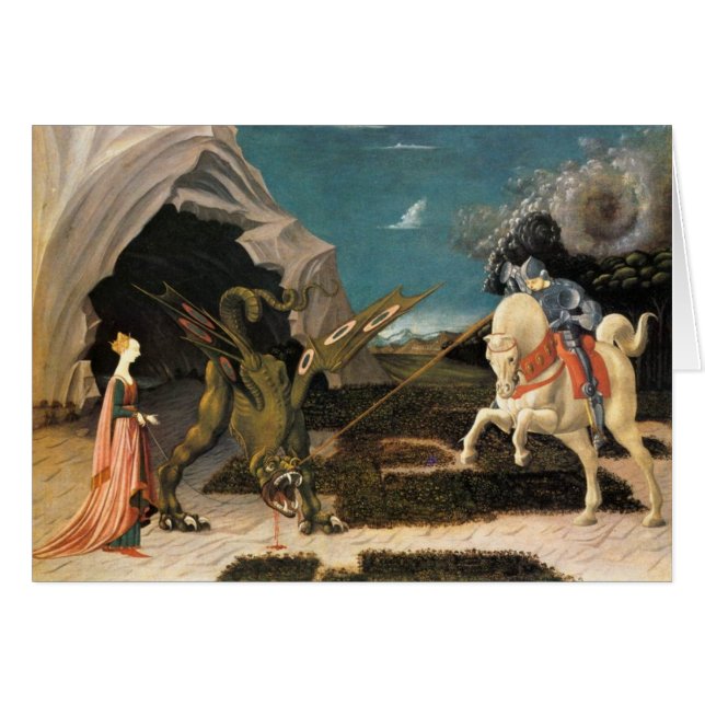Saint George, Dragon und Prinzessin (Vorderseite (Horizontal))