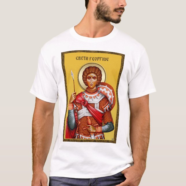 Saint George gifts, Saint George art, srb 2 T-Shirt (Vorderseite)