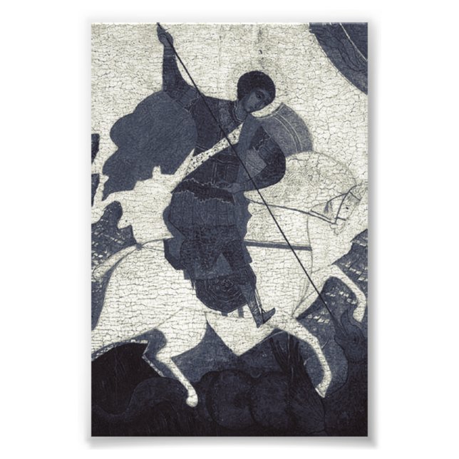 Saint George Killing der Drache Fotodruck (Vorne)