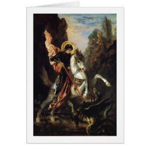 Saint George & le Dragon Gustave Moreau Art