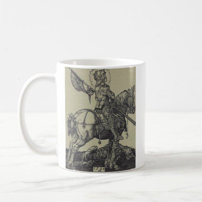 Saint George Slay der Drache Kaffeetasse (Links)