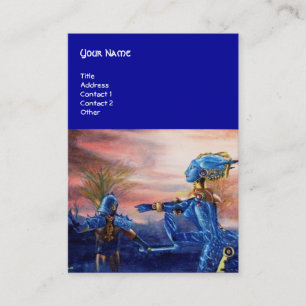 SAINT GEORGE UND ALIEN DRAGON VISITENKARTE